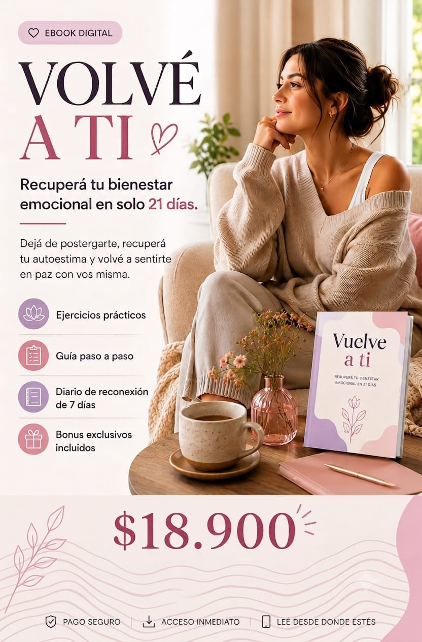 Vuelve a Ti | Recuperá tu bienestar emocional en 21 días